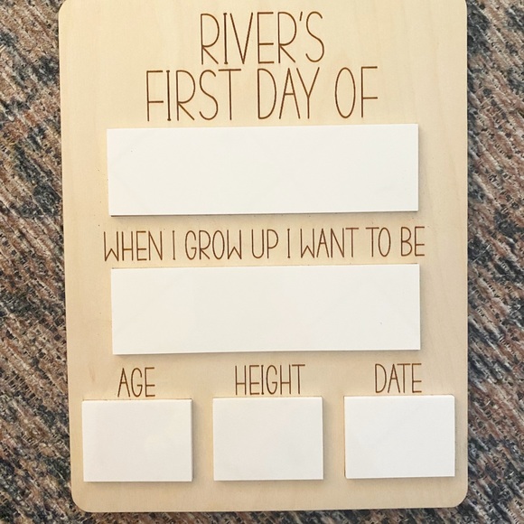 Small Wooden Sign - Picture 3 of 3